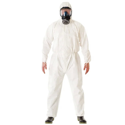 Nicht gewebte Stoffe Einweg-Body-Coverall Unisex-Schutzstufe A