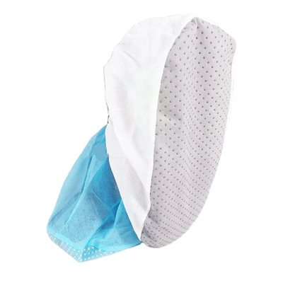 Elastische weiße wasserdichte Schuhdeckel Atmungsanwendbar Einwegschutz 100 Stück/Tasche