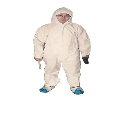 Vollkörper-Unisex-Zipper-Einweg-Coveralls mit einem Schutzniveau