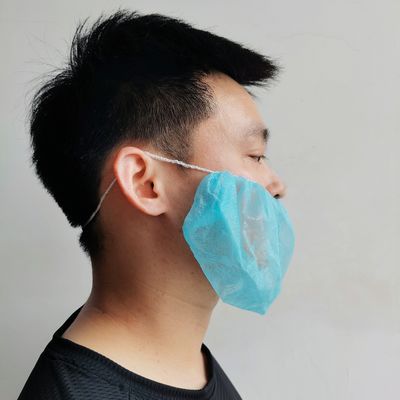 Einweg-Bartschutz aus Vliesstoff ISO CE-zertifiziert umweltfreundlich