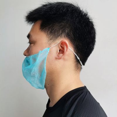 Einweg-Bartschutz aus Vliesstoff ISO CE-zertifiziert umweltfreundlich