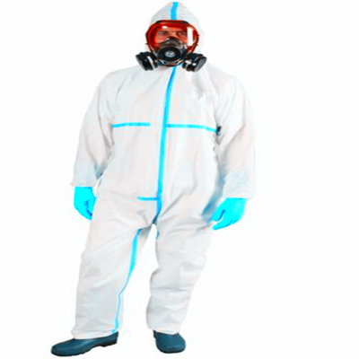 Cleanroom-Chemikalie medizinische Klagen-Overall EVP Ppekit Wegwerf-Hazmat