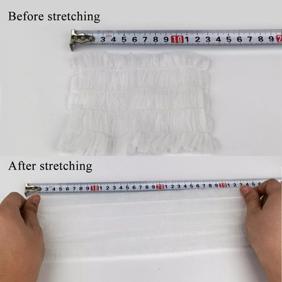 Weiße Badekurort-Schönheits-Salon-nicht gesponnene Stirnband-elastische Haar-Verpackung